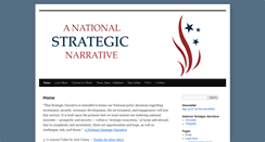 Desktop Screenshot of nationalstrategicnarrative.org