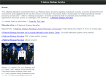 Tablet Screenshot of nationalstrategicnarrative.org